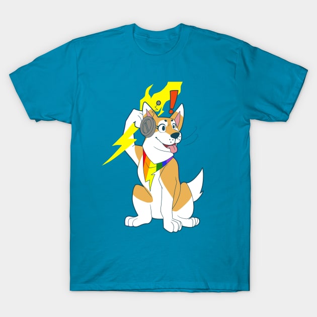 The Infraggable Lightning Pup T-Shirt by FloraSkeleChan